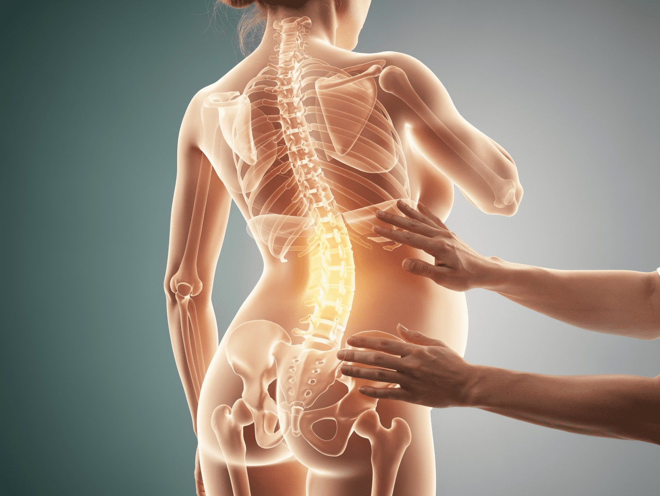 Gentle chiropractic adjustment for first trimester