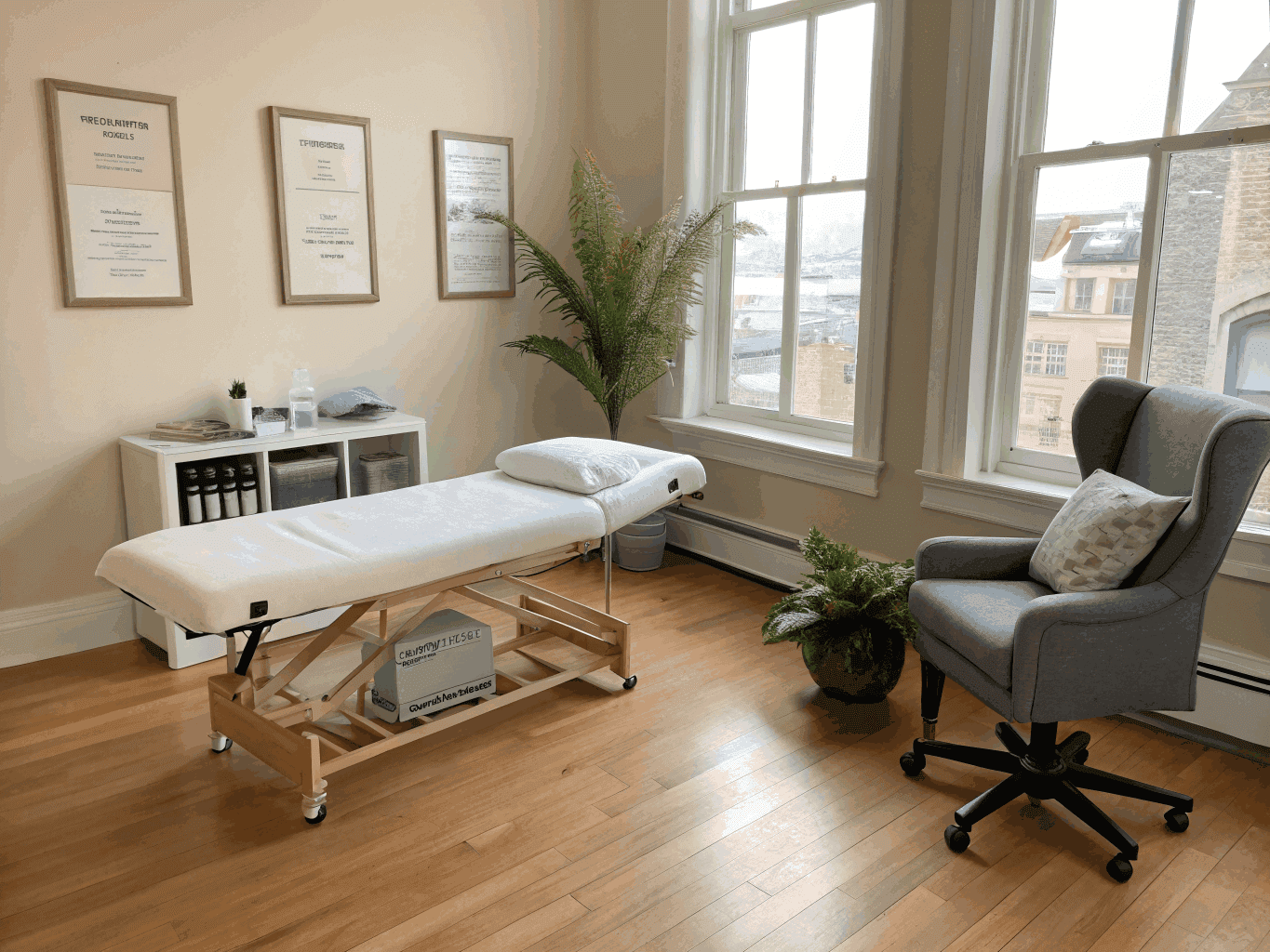 Patient demonstrating full range of motion