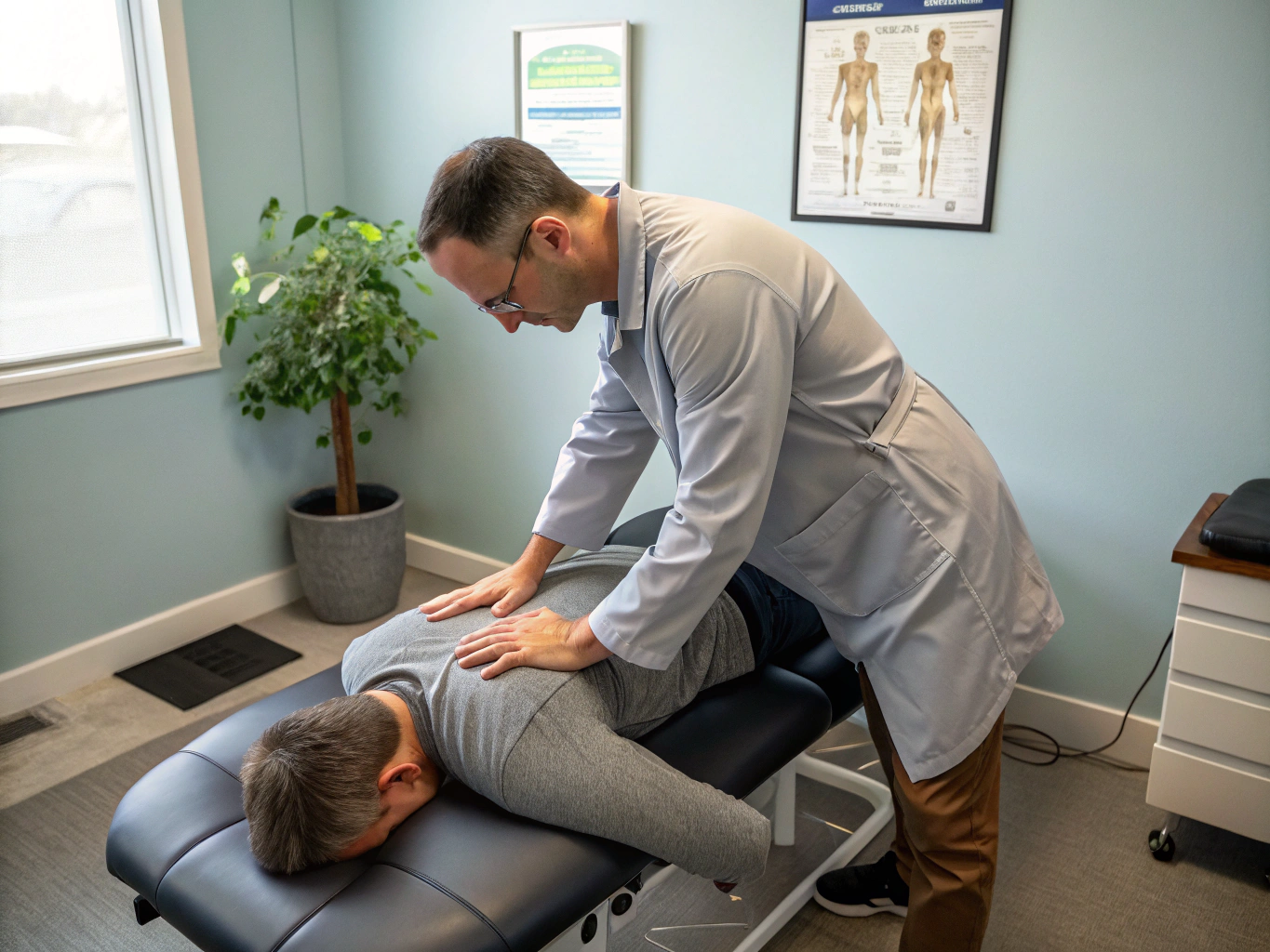 Patient with severe mobility restriction