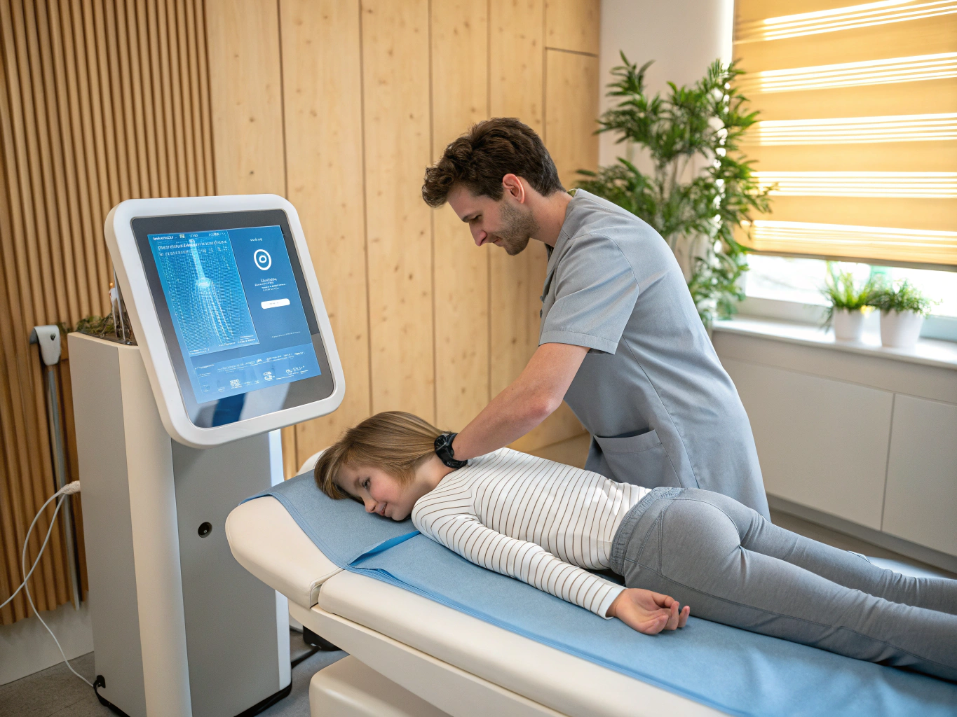 Thermal surface scanning for nervous system assessment